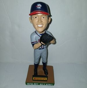 Kolby Allard Rome Braves Bobblehead Atlanta Braves